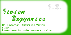 vivien magyarics business card